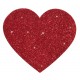 Glitter nipple stickers to add a professional look to private performances. Sparkling red heart-shaped nipple stickers. Size: 5.9 x 5.9 cm. Material: 80% paper, 15% PET, 5% glue. 1 pair.