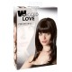 Thoroughly knotted wig which creates a long, smooth hairstyle with fringe. Colour: black. approx. 50 cm long. Easily to clean with water and shampoo. Material: 60% PVC, 40% modacrylic fibre. Long, smooth hairstyle with f