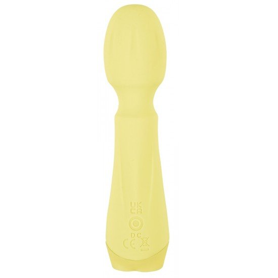 Mini varinha de massagem da 4ª geração de CutiesVibrações fortes e profundas em 10 modosBotão de pedra preciosa cintilante em forma de coraçãoCabeça de massagem móvelDesign purista com nervurasSilicone com textura Soft T