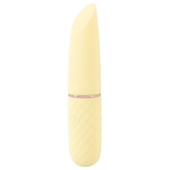 Mini vibrador da 5ª Geração CutiesPonta vibratória achatada com textura estimulanteVibrações intensas que vão fundoFácil de usarDesign elegante em cor pastelA textura de diamante facilita a fixaçãoSilicone aveludado com