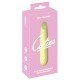 Mini vibrador da 5ª Geração CutiesPonta vibratória achatada com textura estimulanteVibrações intensas que vão fundoFácil de usarDesign elegante em cor pastelA textura de diamante facilita a fixaçãoSilicone aveludado com